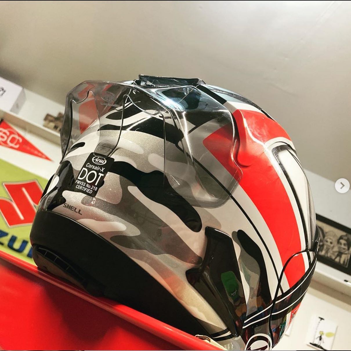 Arai Corsair X GP Spoiler Extensions