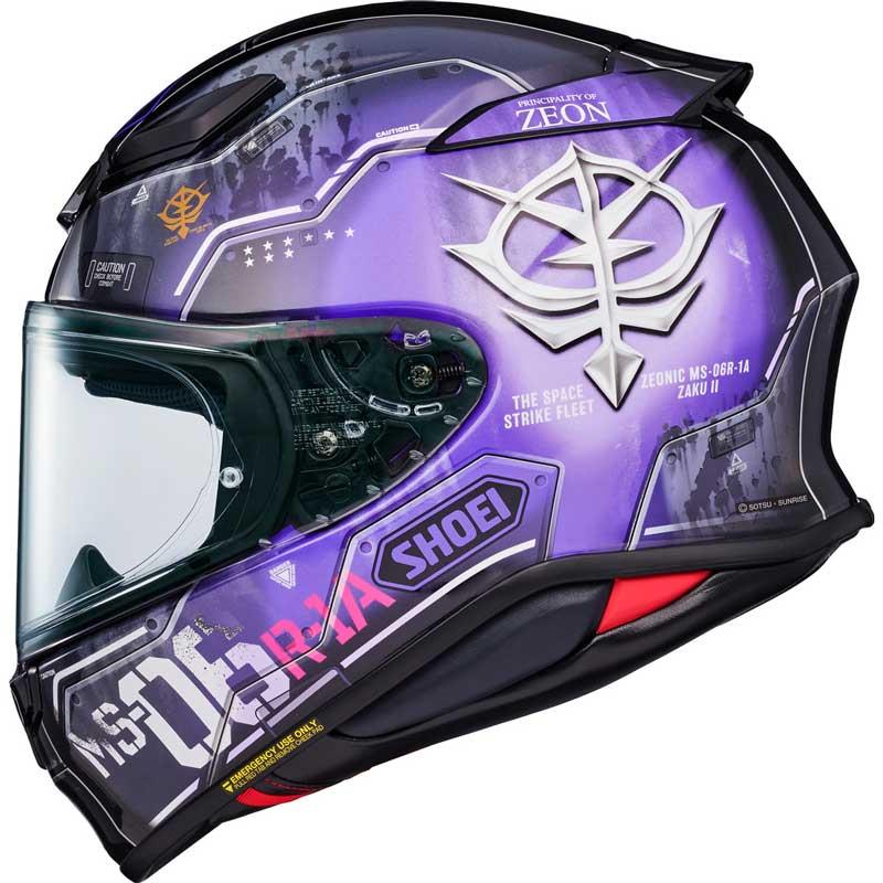 Shoei RF-1400 BLACK TI-STAR'S ZAKU II HIGH MOBILITY TYPE