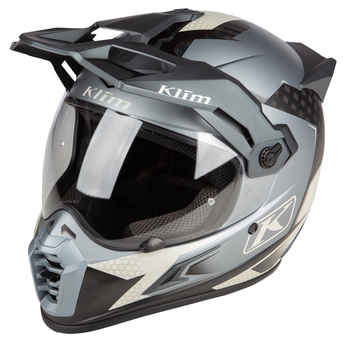 NEW Klim Krios Pro Helmet ECE/DOT Charger Gray