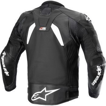 ALPINESTARS GP Plus R v4 Rideknit Leather Jacket Black/White