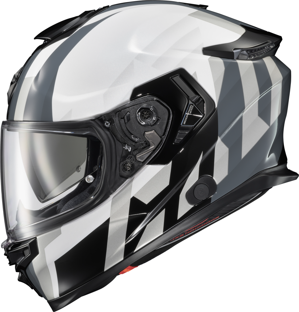 Scorpion EXO Eclipse Helmet Pivot Pearl White