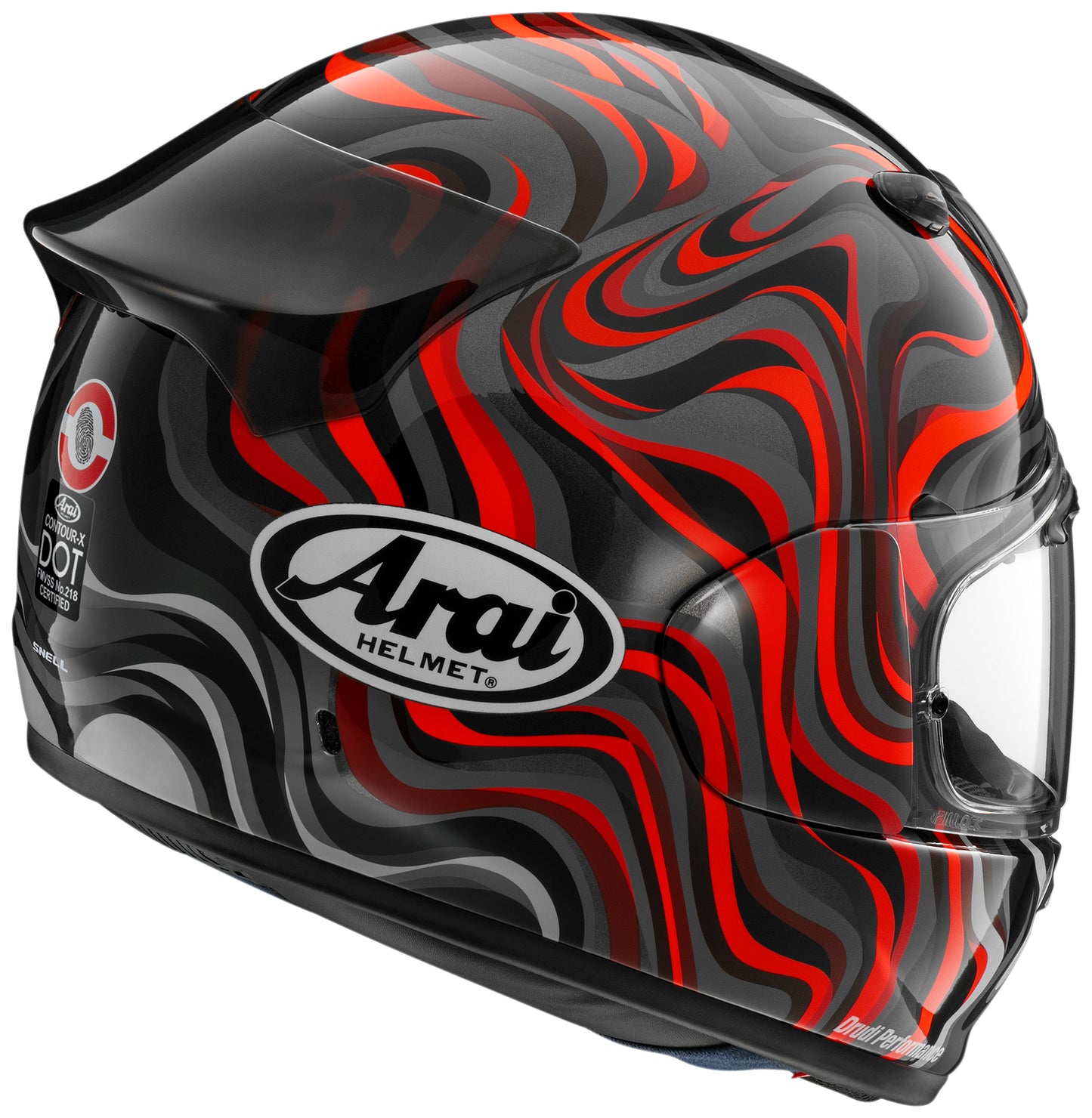 Arai Contour-X | Swirl Red
