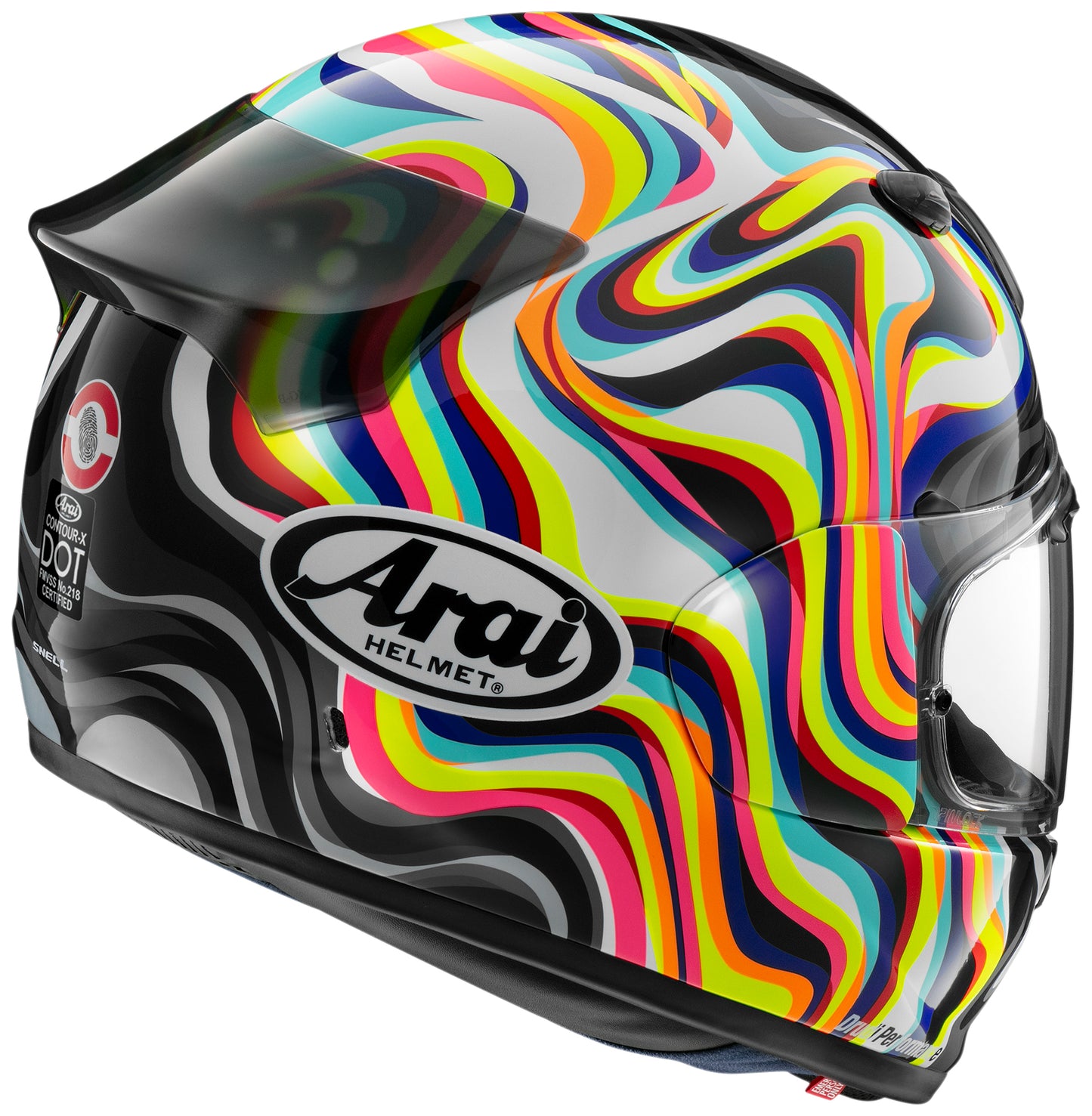 Arai Contour-X Helmet Swirl White (Snell 2025)