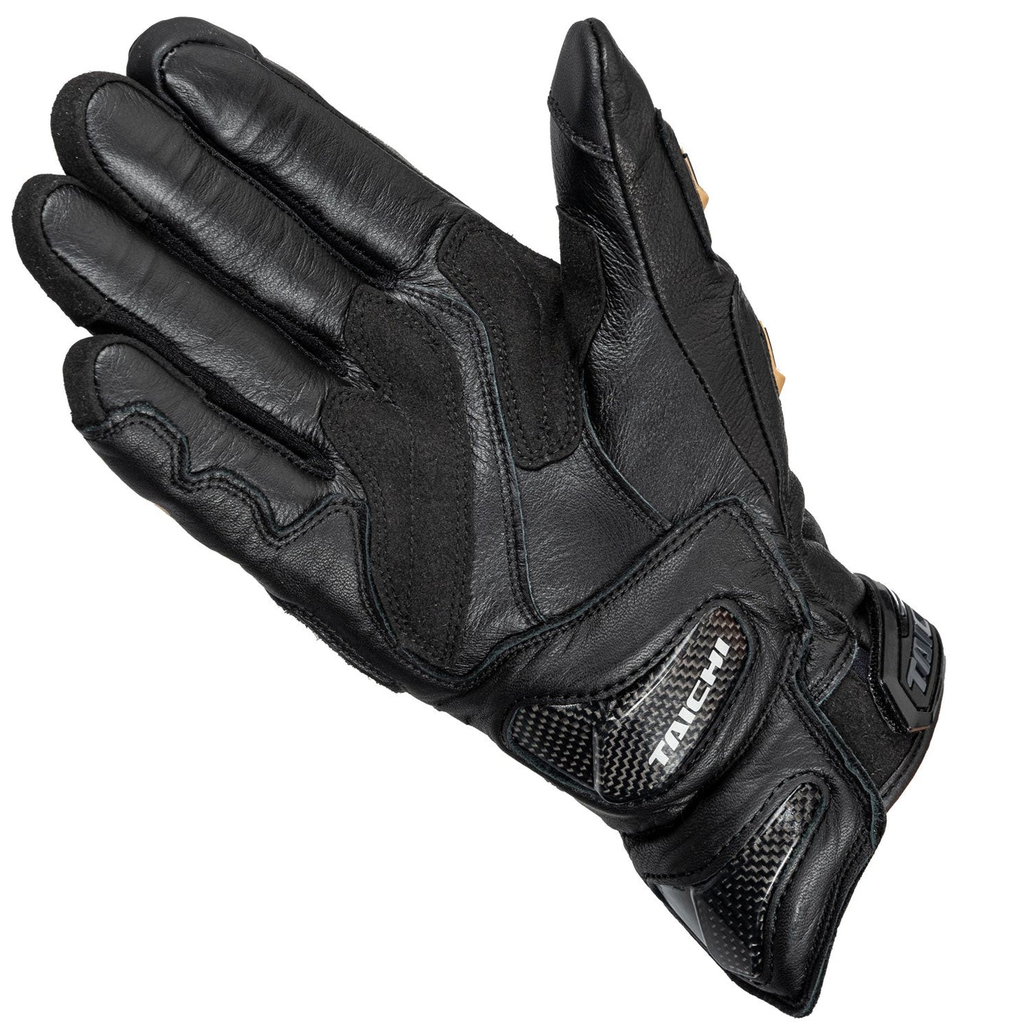 RAPTOR LEATHER GLOVE BLACK/GOLD RST441