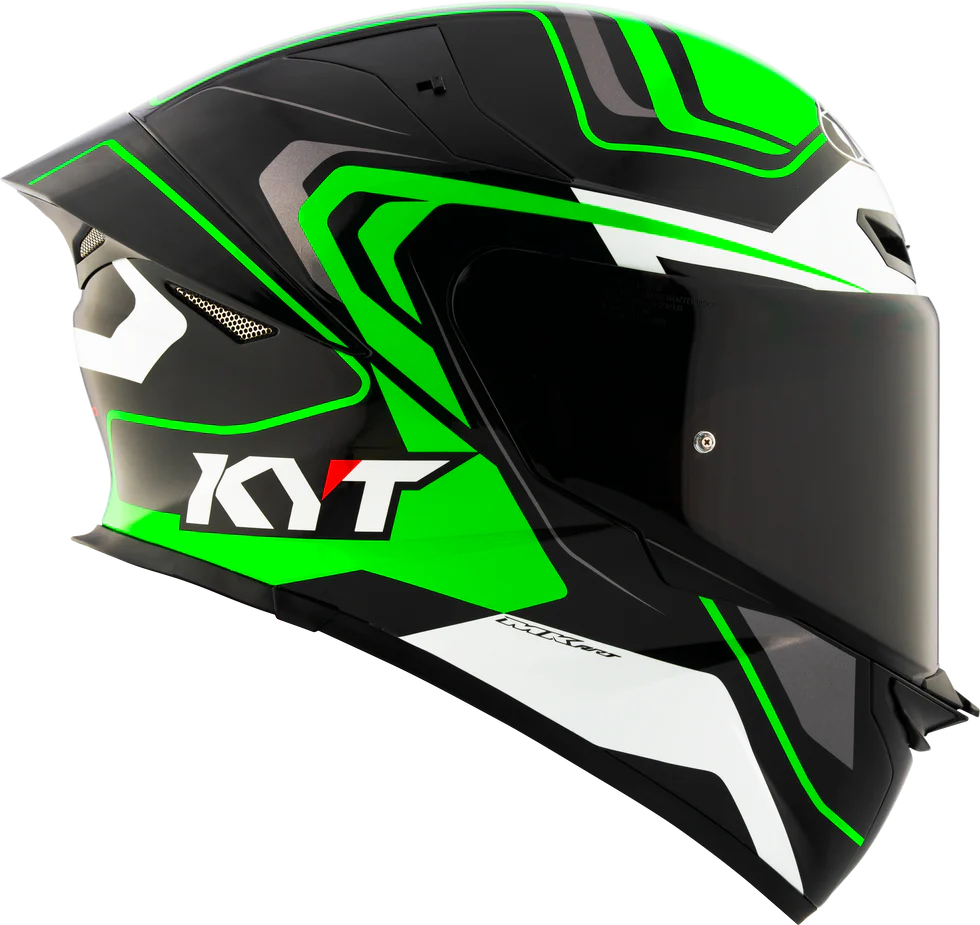 KYT TT-REVO Overtech Black/Green