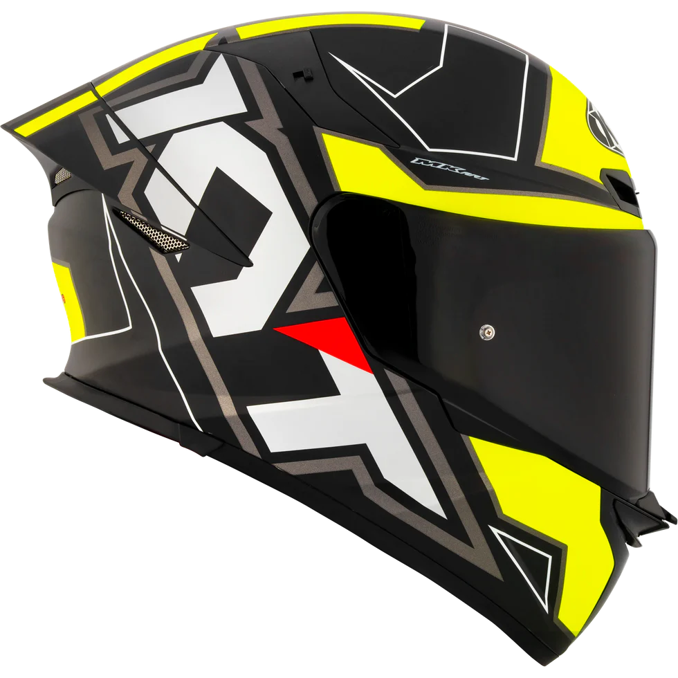 KYT TT-REVO Electron Matte Black/Yellow