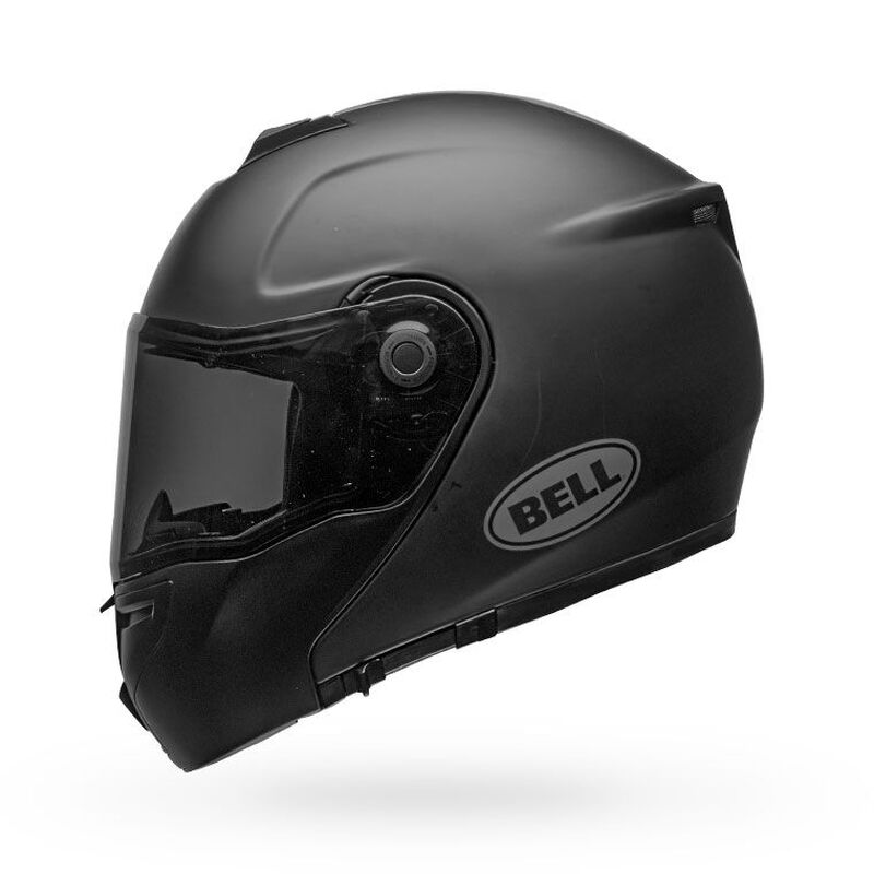 bell flat black helmet sport bike Bell SRT Matte Black Modular Helmet