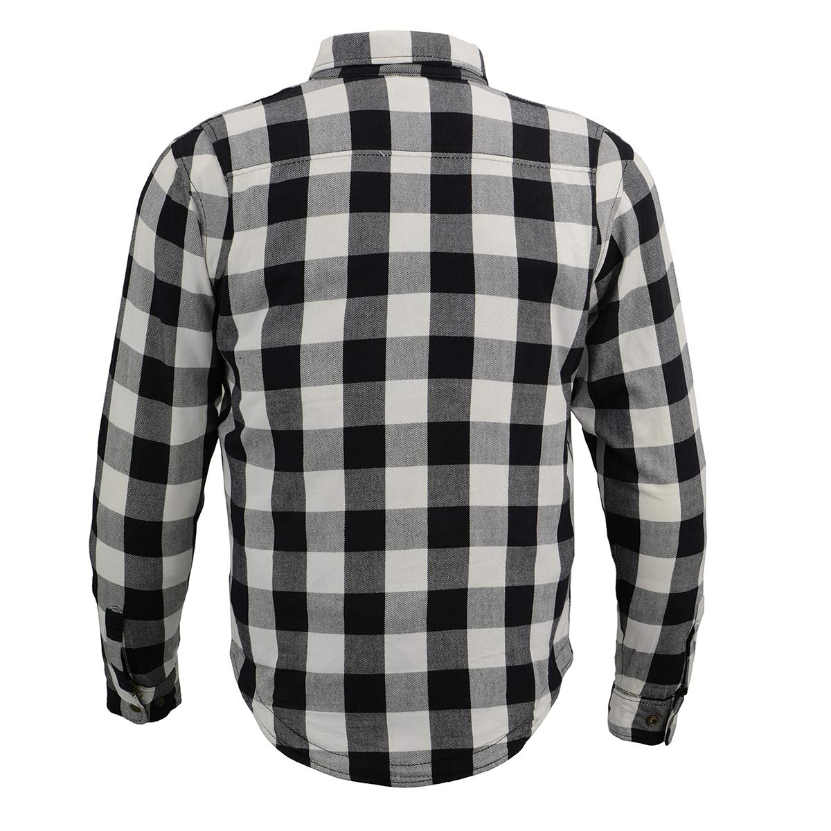 Milwaukee Leather MPM1633 Men's Plaid Flannel Biker Shirt