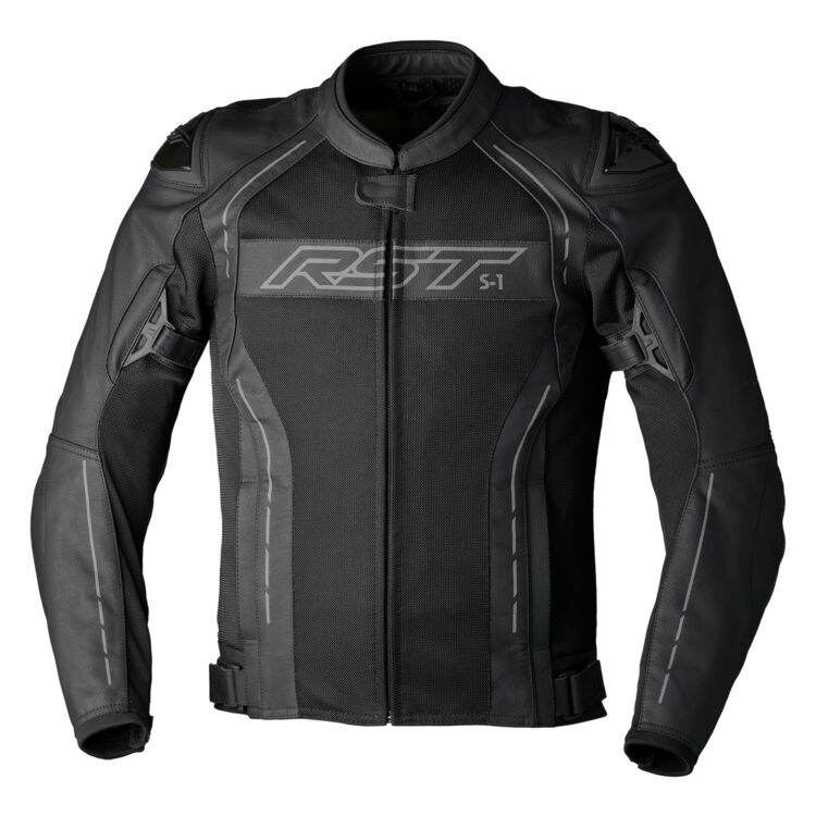 RST S1 LEATHER/MESH CE JACKET BLACK