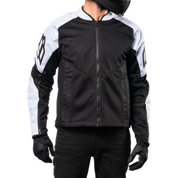 Icon Mesh AF Jacket Mens - Black/White