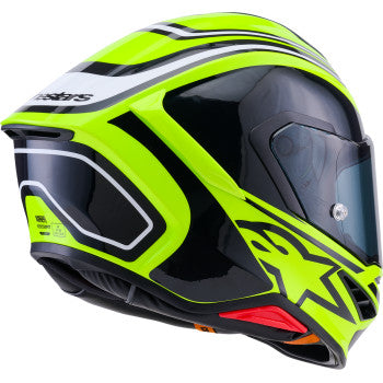 ALPINESTARS S- R7 Zeal Helmet Gloss Yellow Fluo/Black/White