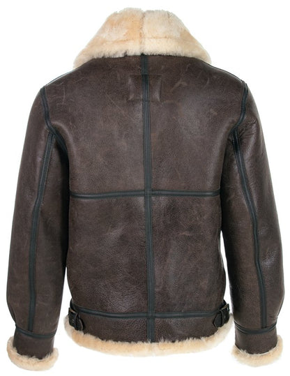 Schott B-3 Sheepskin Leather Bomber Jacket 257S