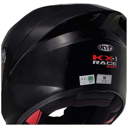 KYT KX-1 Race GP SOLID BLACK