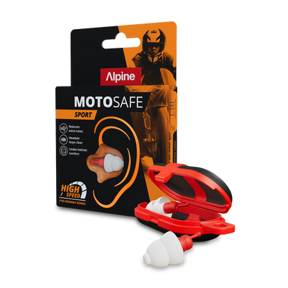 ALPINE HEARING PROTECTION MOTOSAFE SPORT EARPLUGS