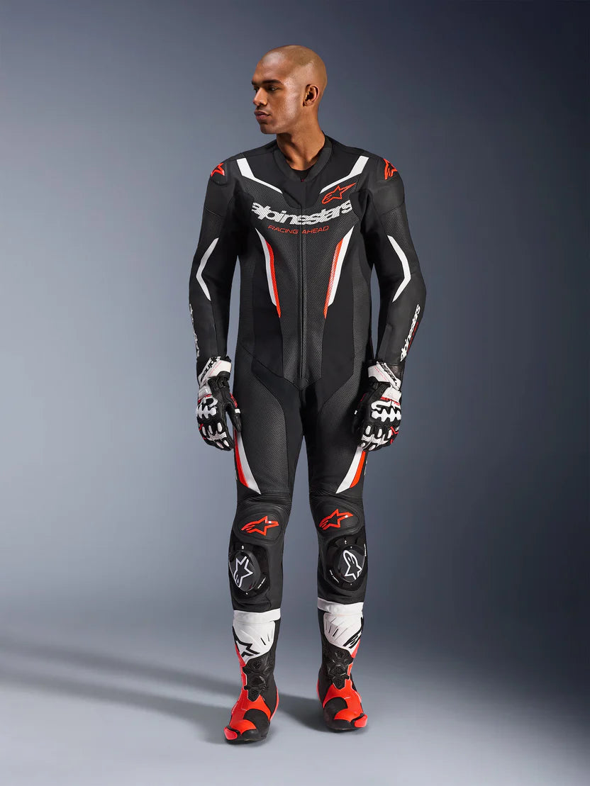 Alpinestars GP FORCE V2 LEATHER SUIT Black/White/Red