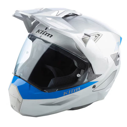 KLIM X1 Alpha Helmet Gloss Electric Blue Lemonade