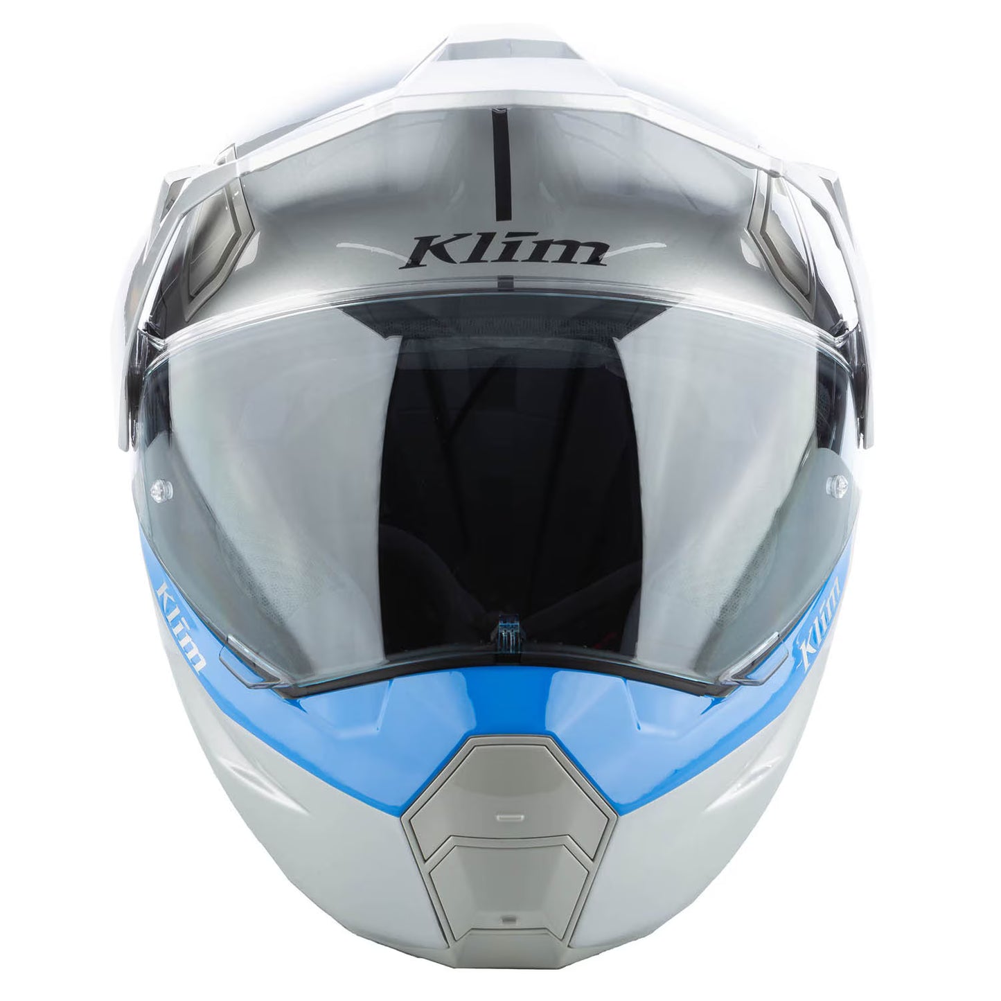 KLIM X1 Alpha Helmet Gloss Electric Blue Lemonade