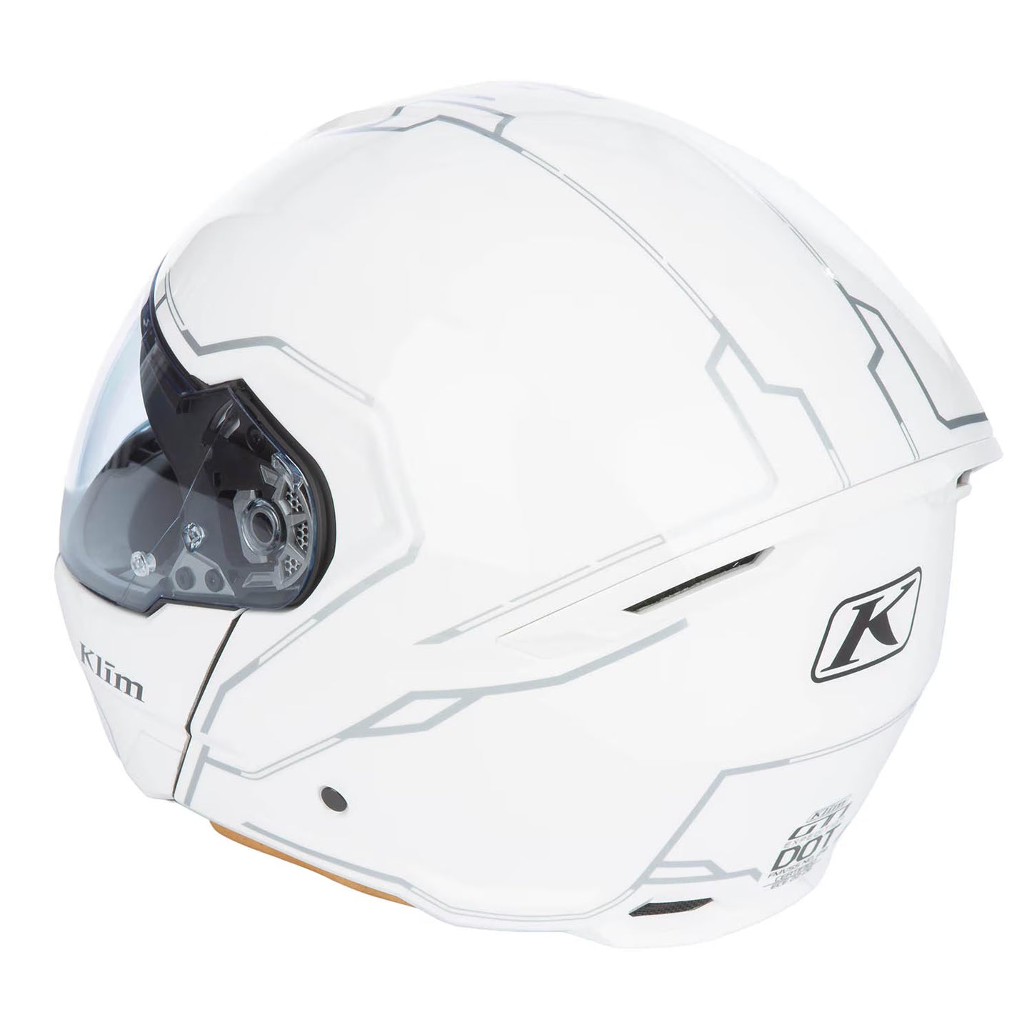 Klim GT1 Expedition Helmet Gloss White