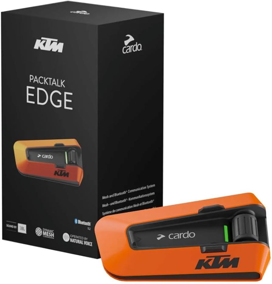 Cardo Packtalk Edge Single Unit KTM EDITION