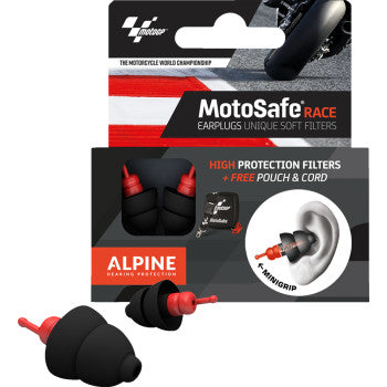 ALPINE HEARING PROTECTION MOTOSAFE RACE EARPLUGS