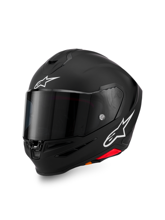 ALPINESTARS S-R7 SOLID GLOSS BLACK HELMET