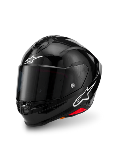 ALPINESTARS S-R7 SOLID GLOSS BLACK HELMET