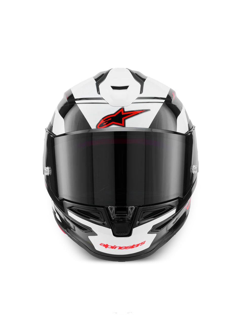 ALPINESTARS S- R7 A-Core -Gloss Black/White/Red Helmet