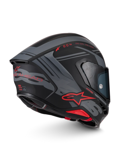 ALPINESTARS S- R7 A-Core - Matte Black/Gray/Red Helmet