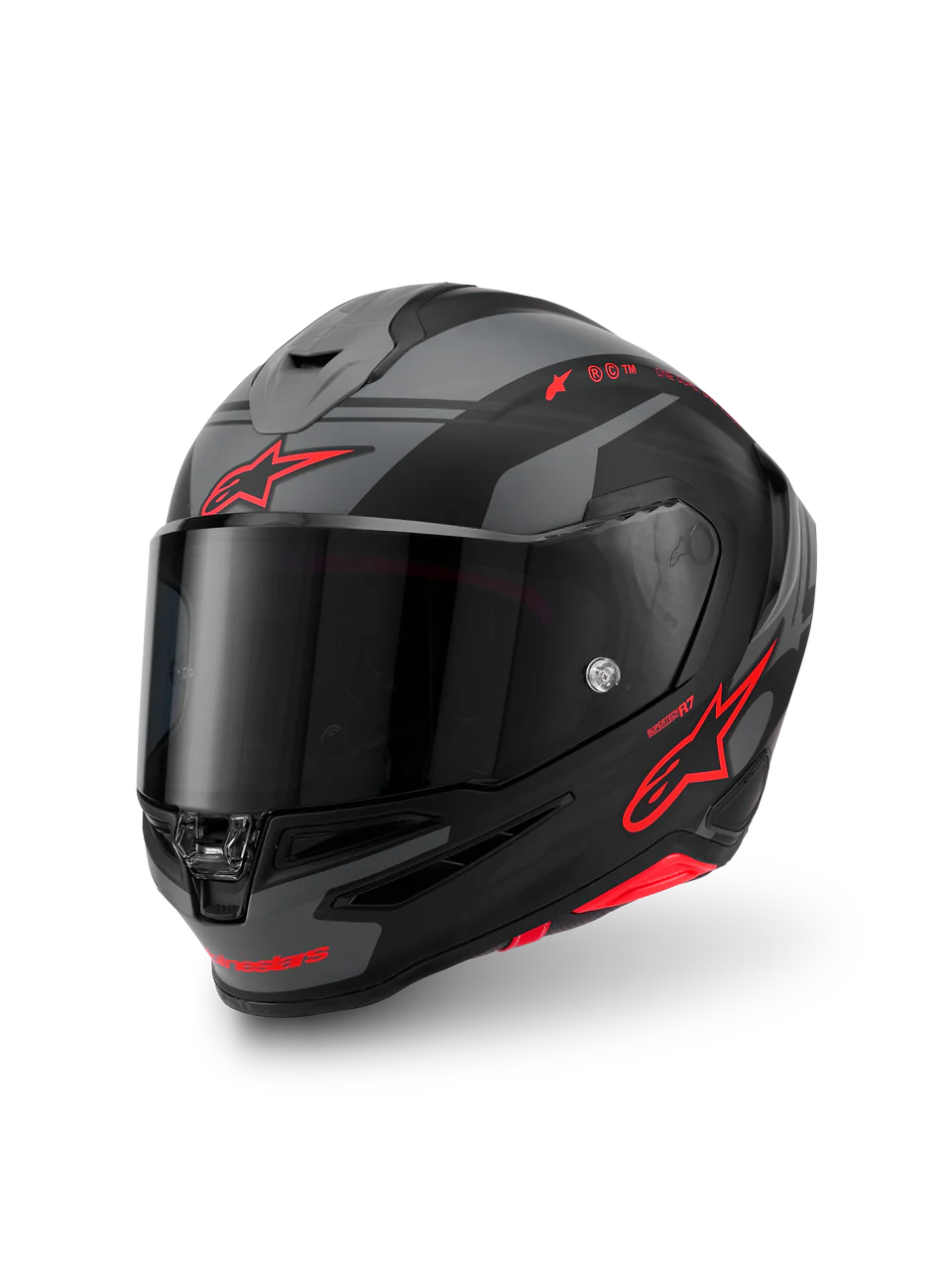 ALPINESTARS S- R7 A-Core - Matte Black/Gray/Red Helmet
