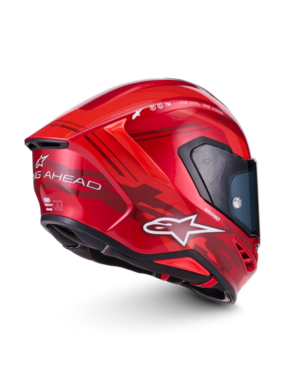 ALPINESTARS S- R7 A-Core Gloss Red/White Helmet