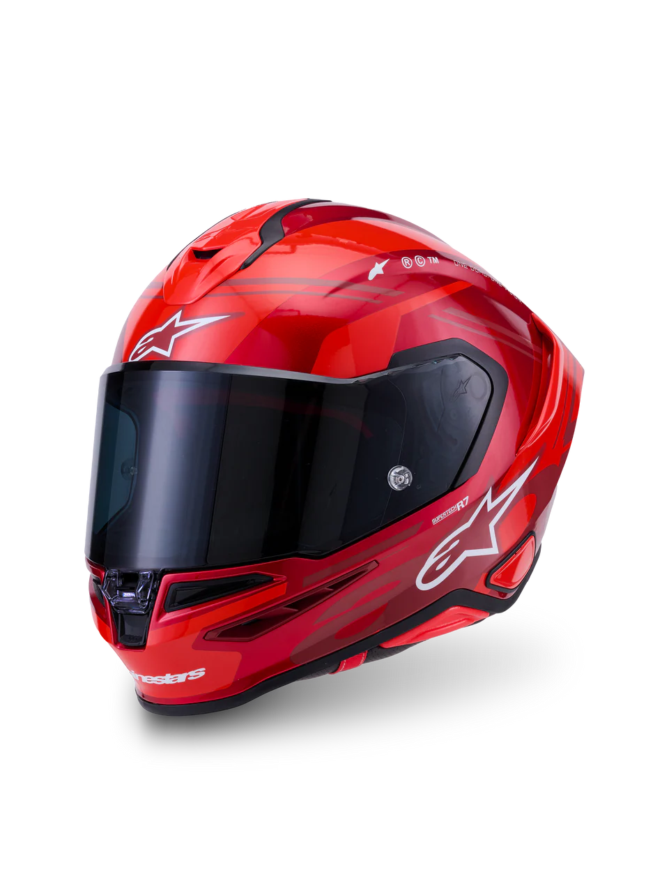 ALPINESTARS S- R7 A-Core Gloss Red/White Helmet