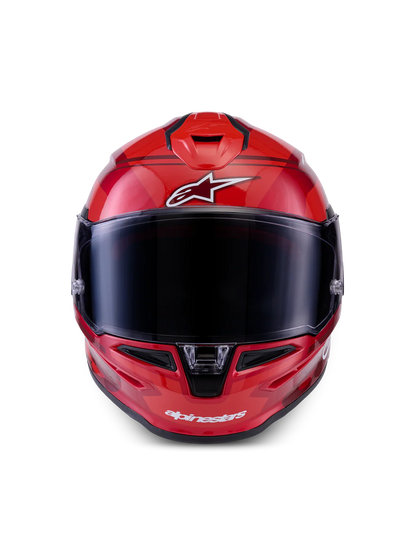 ALPINESTARS S- R7 A-Core Gloss Red/White Helmet