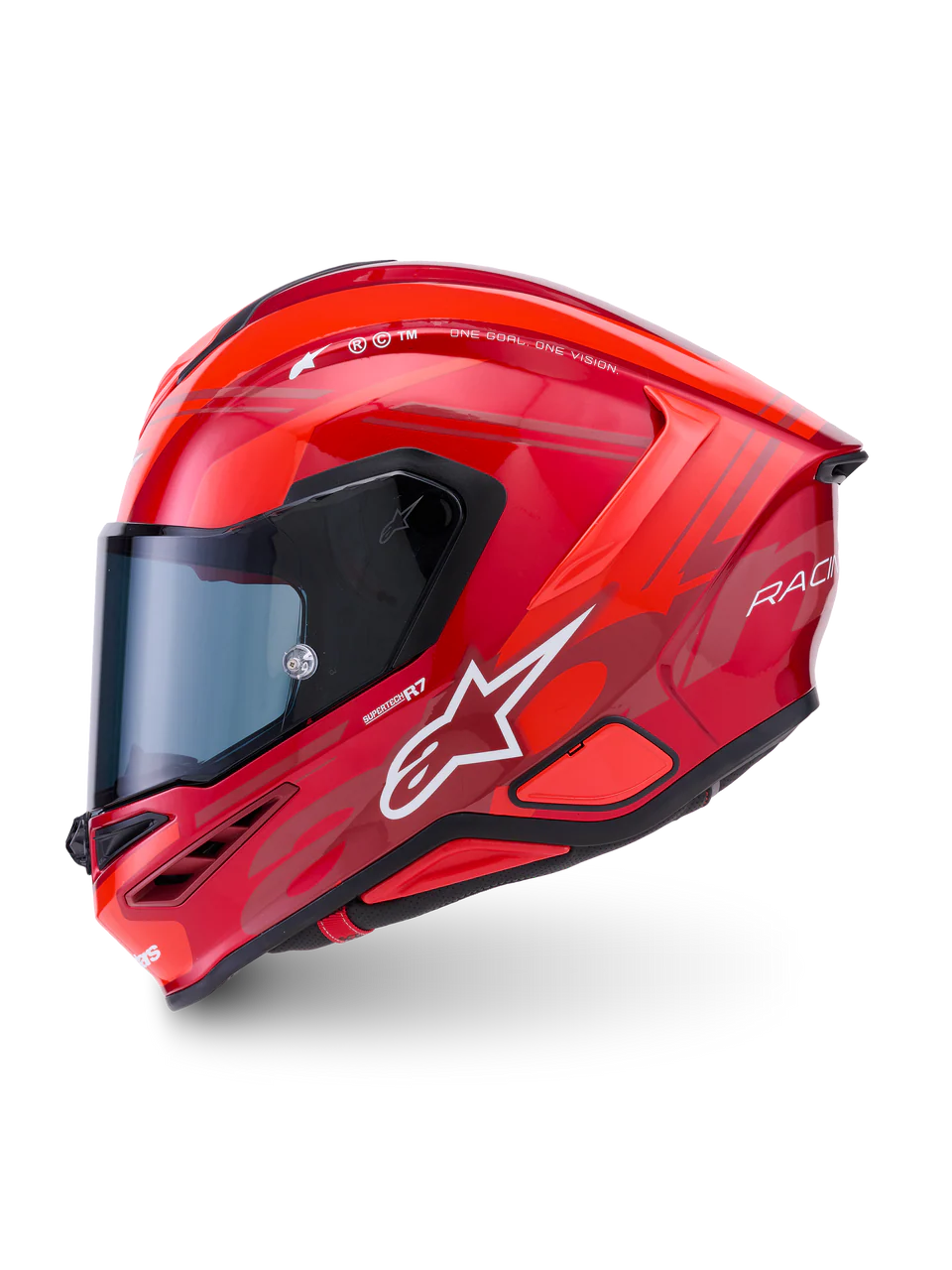 ALPINESTARS S- R7 A-Core Gloss Red/White Helmet