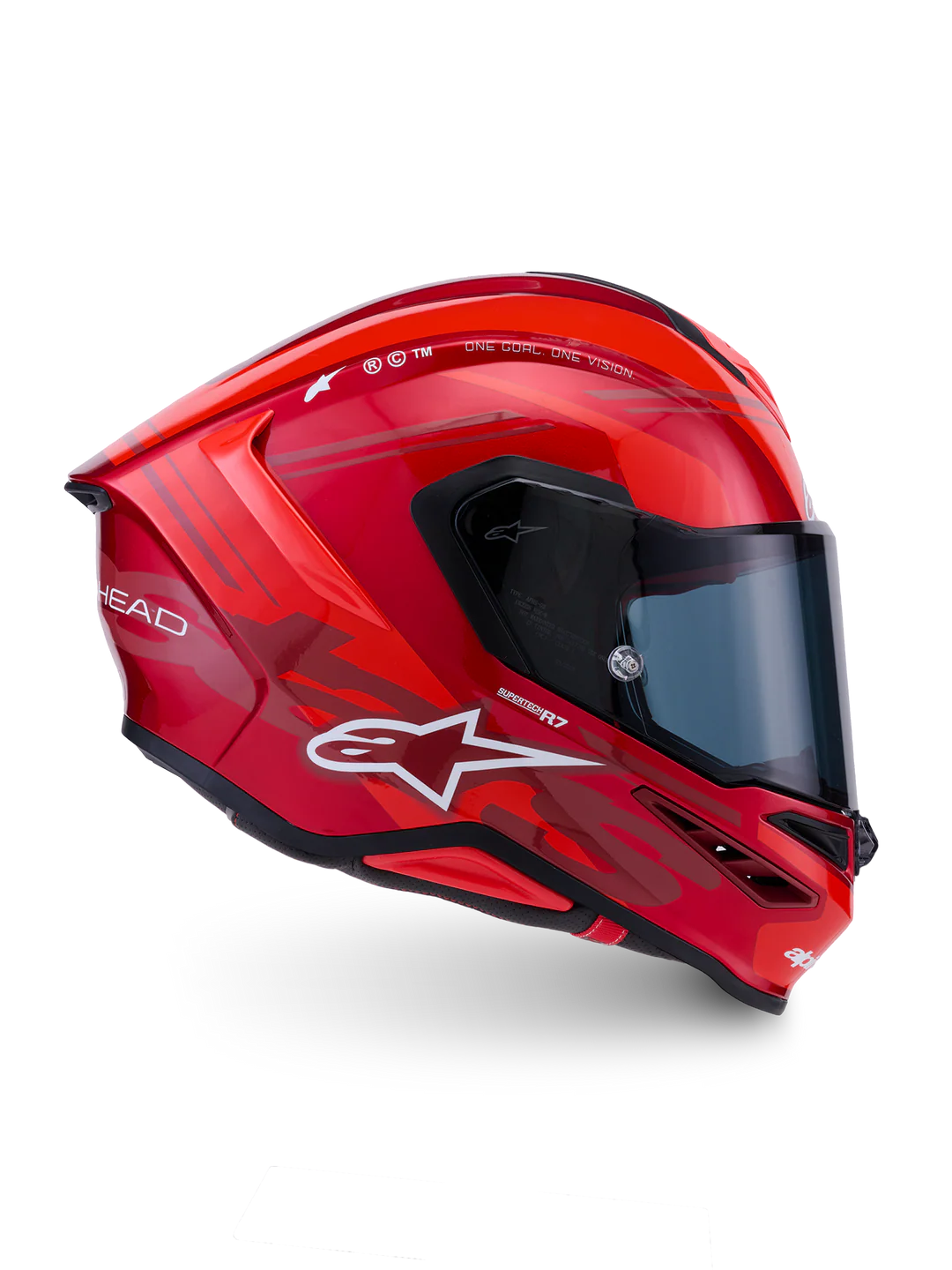 ALPINESTARS S- R7 A-Core Gloss Red/White Helmet