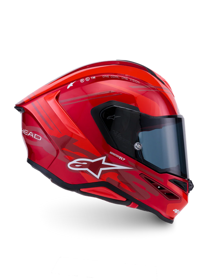 ALPINESTARS S- R7 A-Core Gloss Red/White Helmet