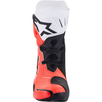 Alpinestars Supertech R Boots Vented Black/Fluorescent Red/White