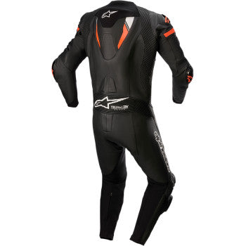 Alpinestars Missile Ignition v2 1-Piece Leather Suit Black/Red Fluo