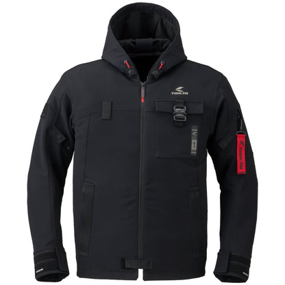 QUICK DRY PARKA BLACK/RED RSJ335 (NEW COLOR)