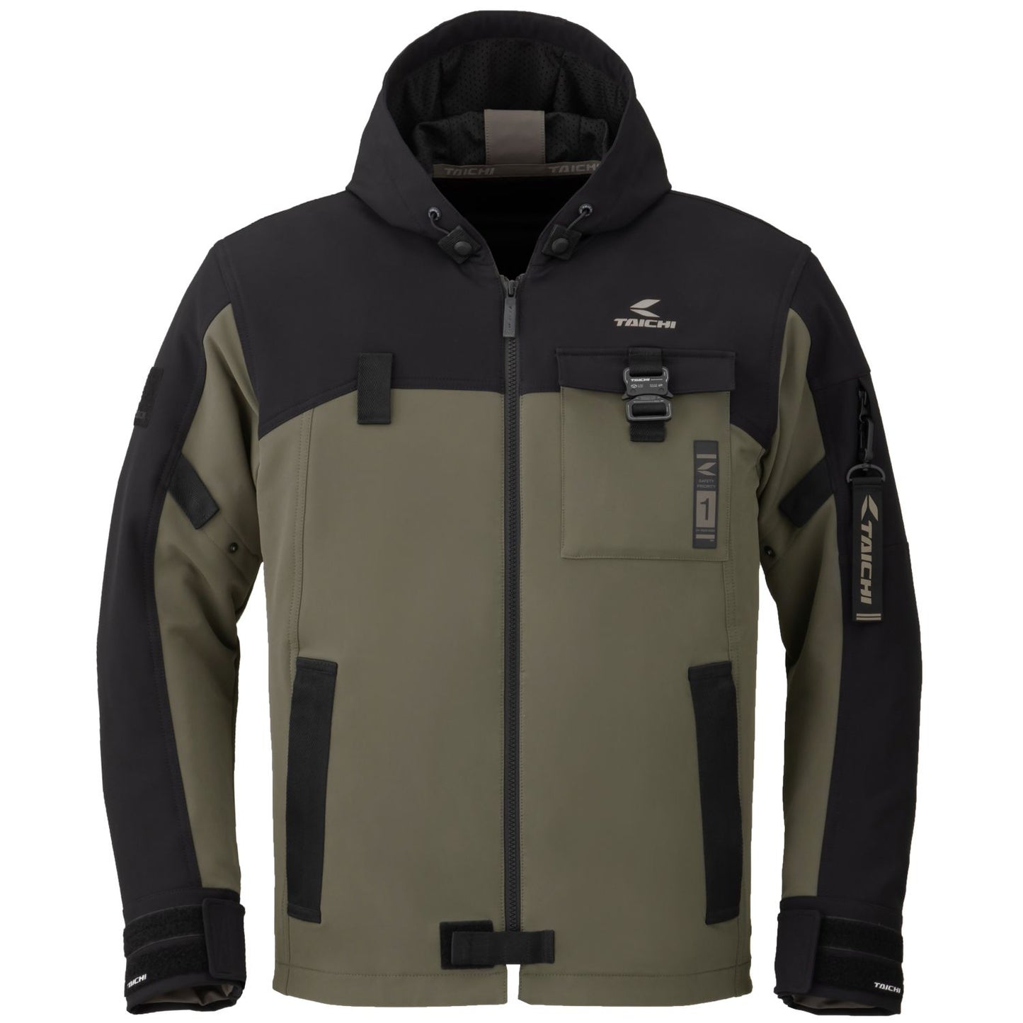 QUICK DRY PARKA BLACK/KHAKI RSJ335 (NEW COLOR)