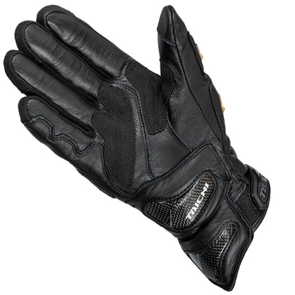 RAPTOR LEATHER  GLOVE BLACK/RED RST441