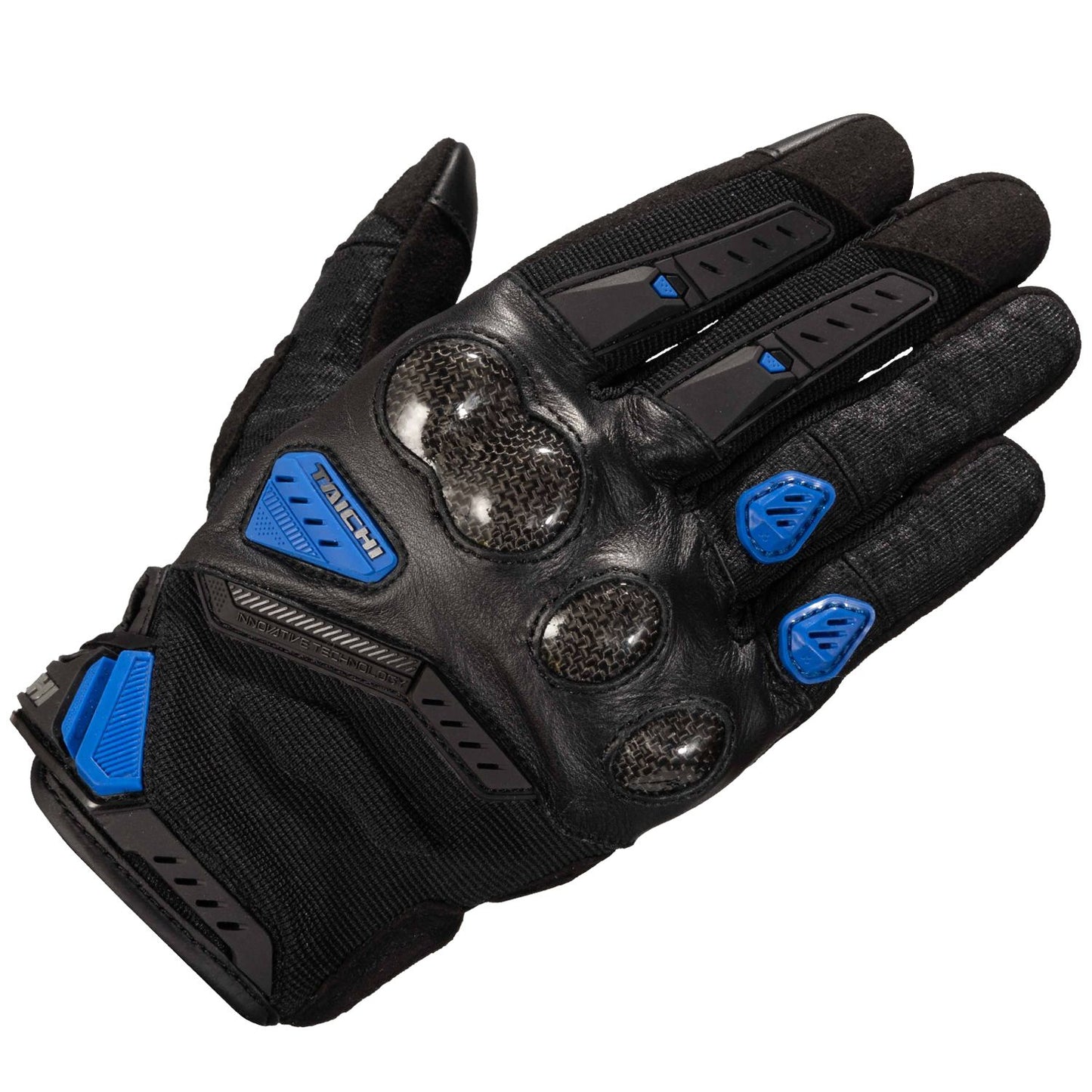 VELOCITY MESH GLOVES BLACK/BLACK/BLUE RST444