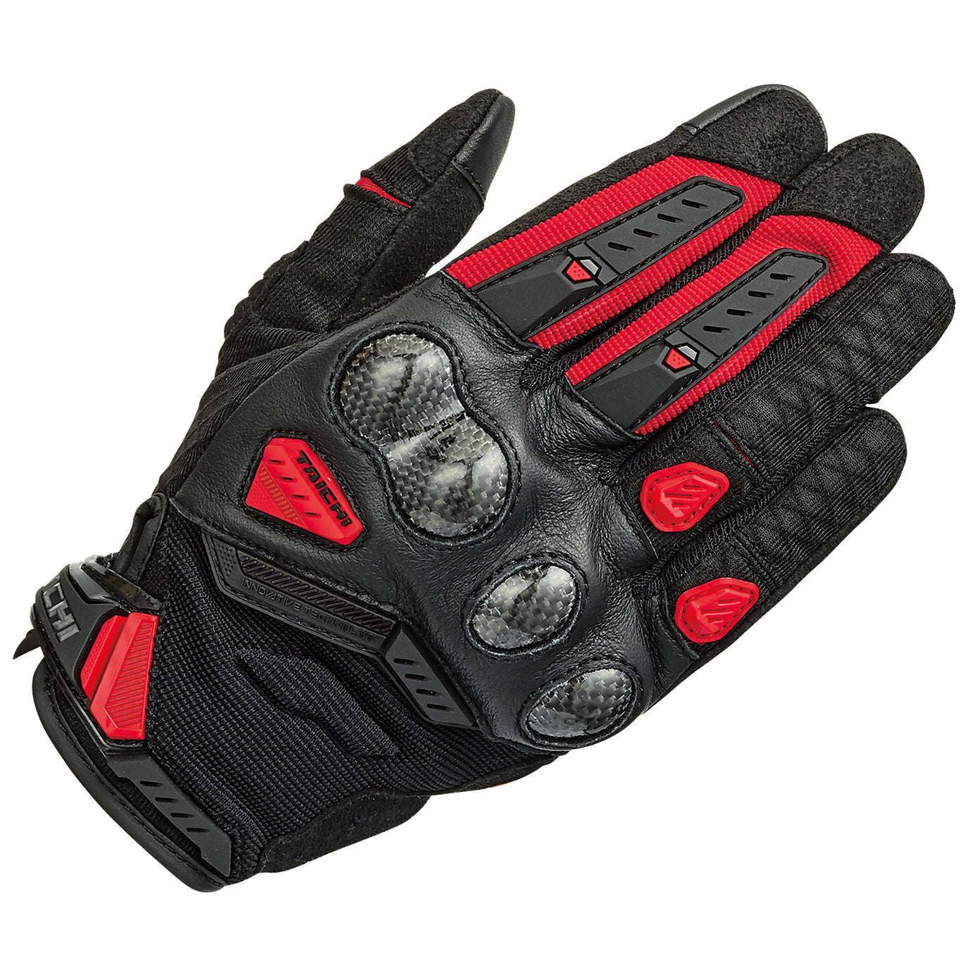 VELOCITY MESH GLOVE BLACK/RED RST444