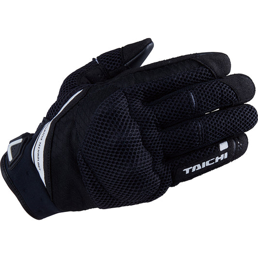 RUBBER KNUCKLE MESH GLOVE BLACK/WHITE RST447