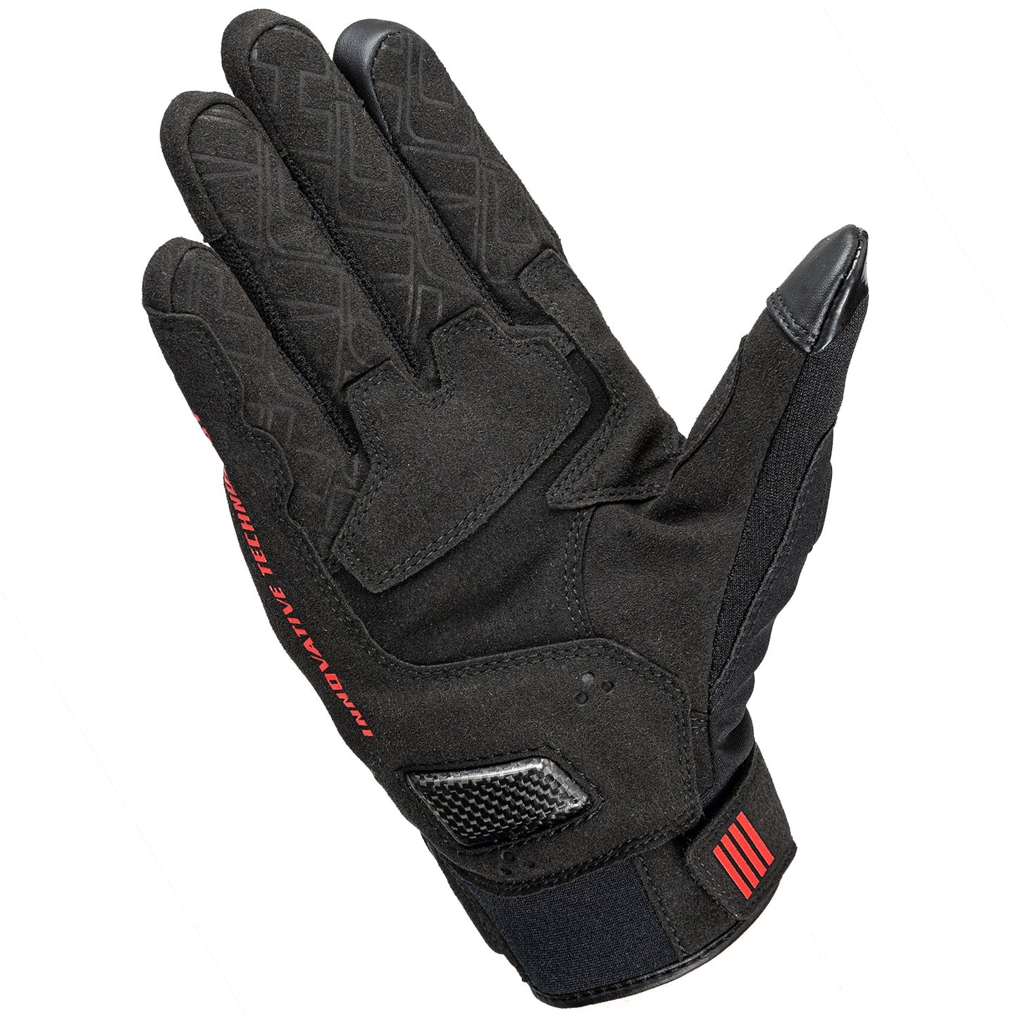 STROKE AIR GLOVES BLACK/RED RST455