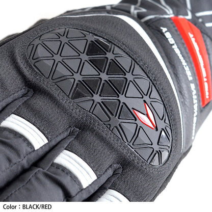 SONIC WINTER GLOVE BLACK/RED RST626