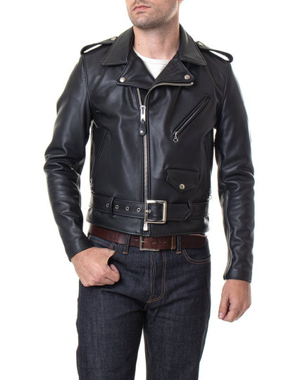 Schott 613 One Star Perfecto® Leather Motorcycle Jacket