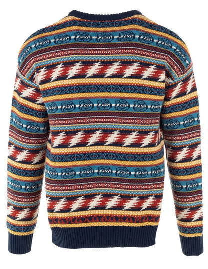 Schott NYC x Grateful Dead Cotton Fair Isle Sweater