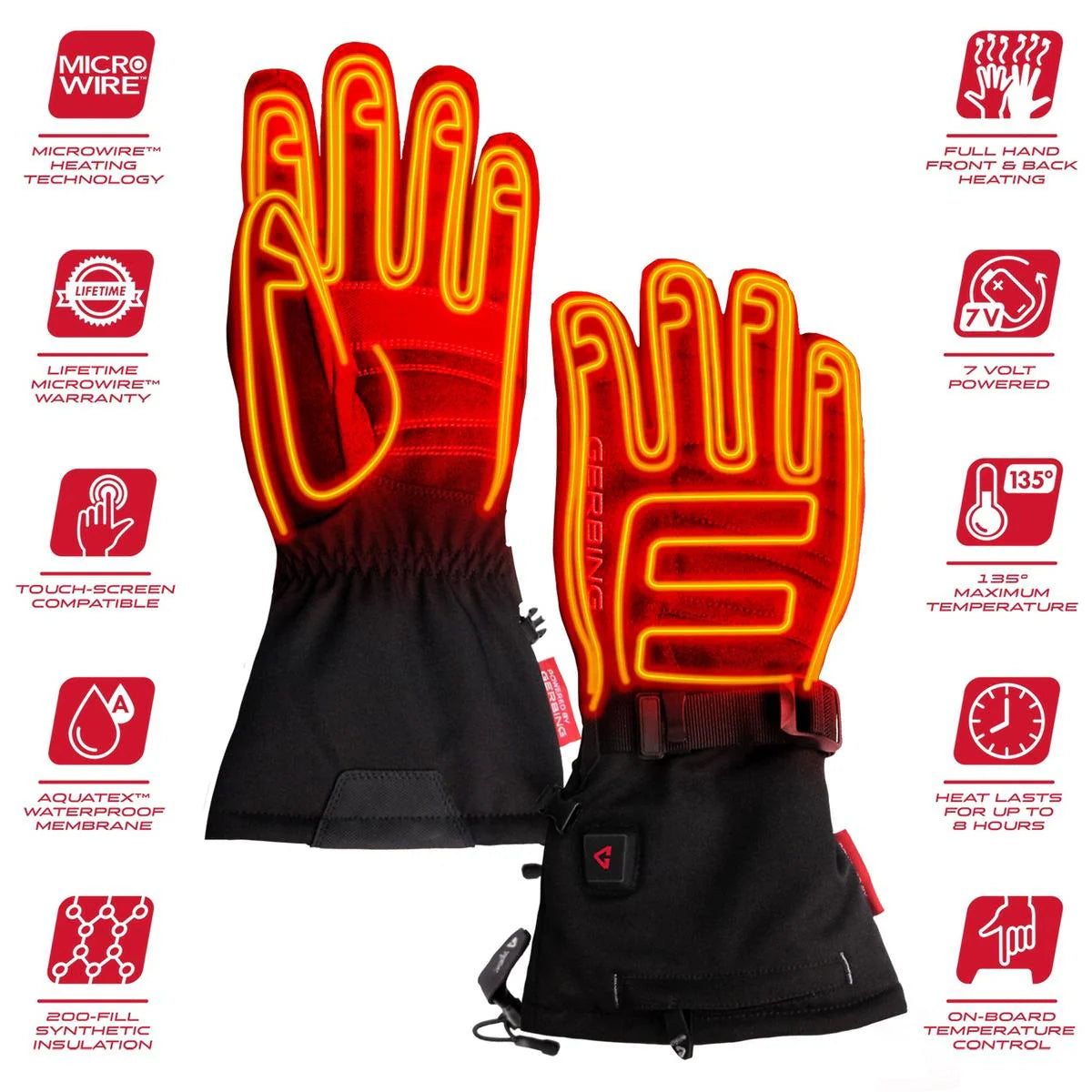 Gerbing Men's 7V  S7 Heated Gloves