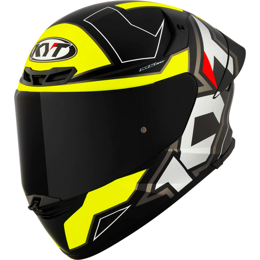 KYT TT-REVO Electron Matte Black/Yellow