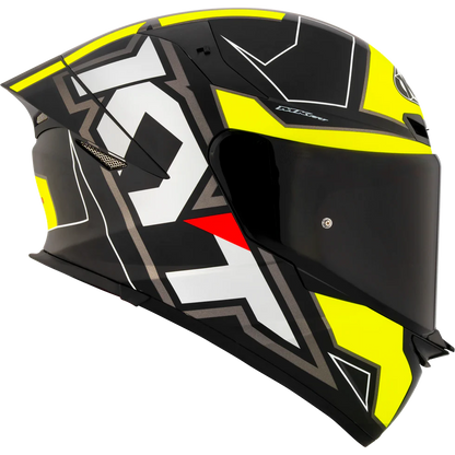 KYT TT-REVO Electron Matte Black/Yellow